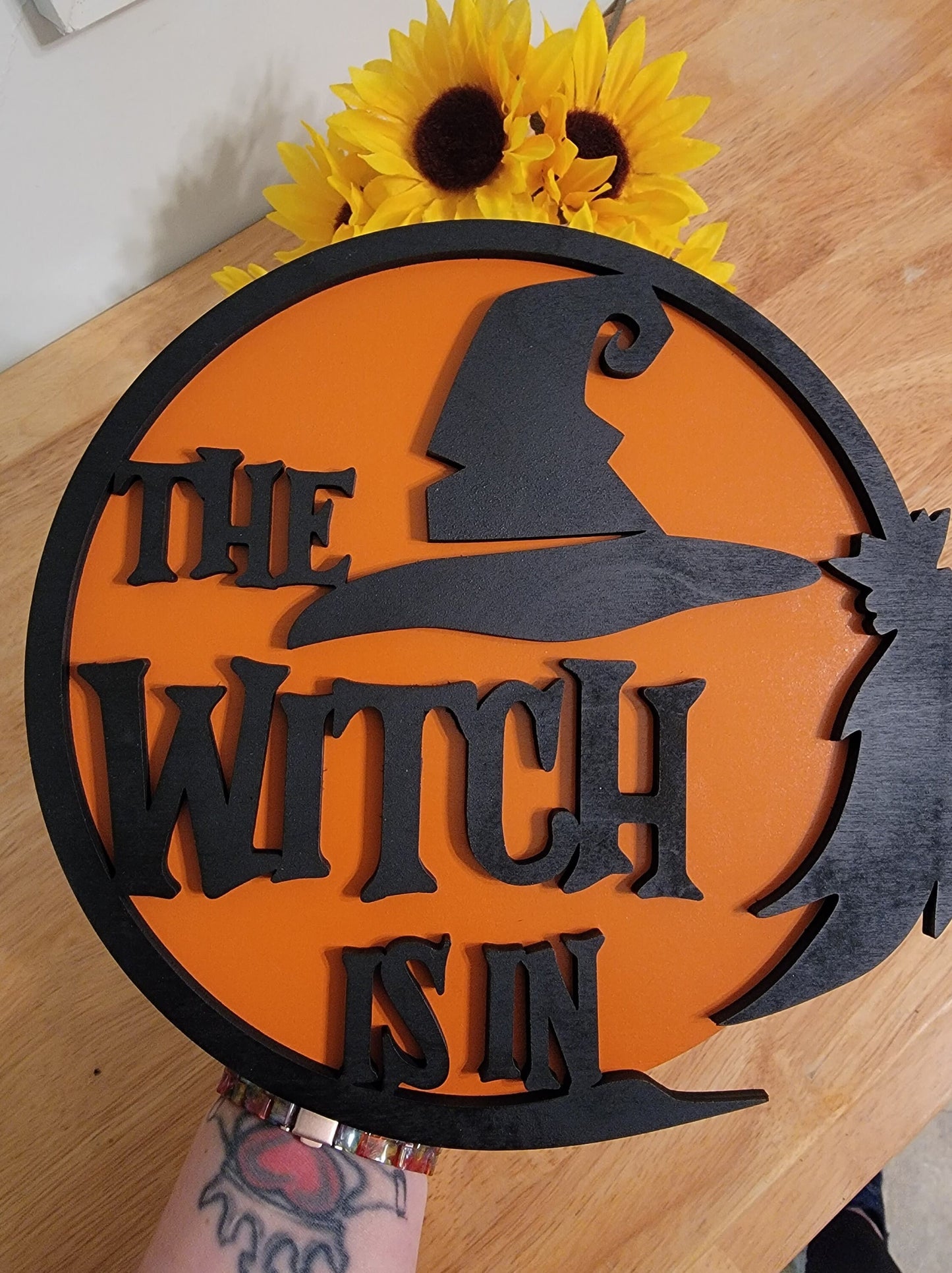 Witch Halloween Sign