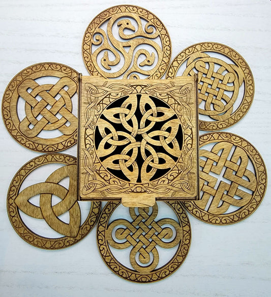 Celtic Coaster set, with box