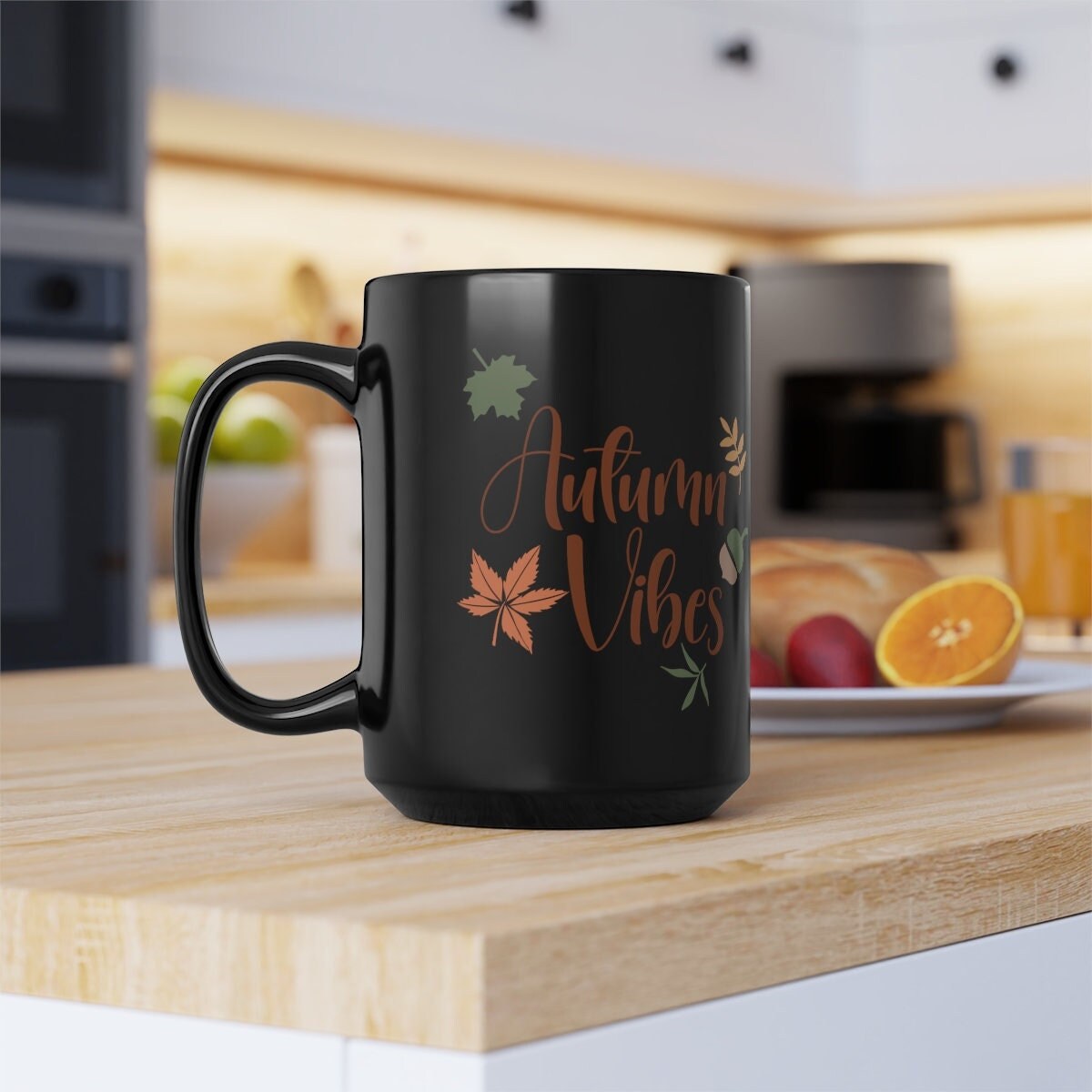 Fall Coffee Mug, Coffee Cup, Autumn Cheer Mug, Fall Vibes, Tea Mug