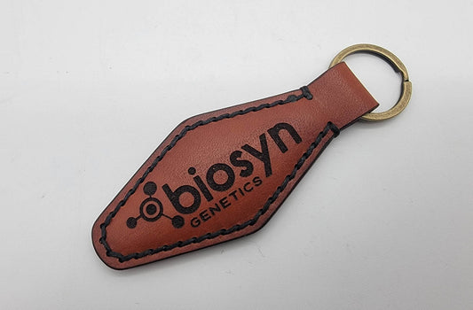 Biosyn Leather Keychain