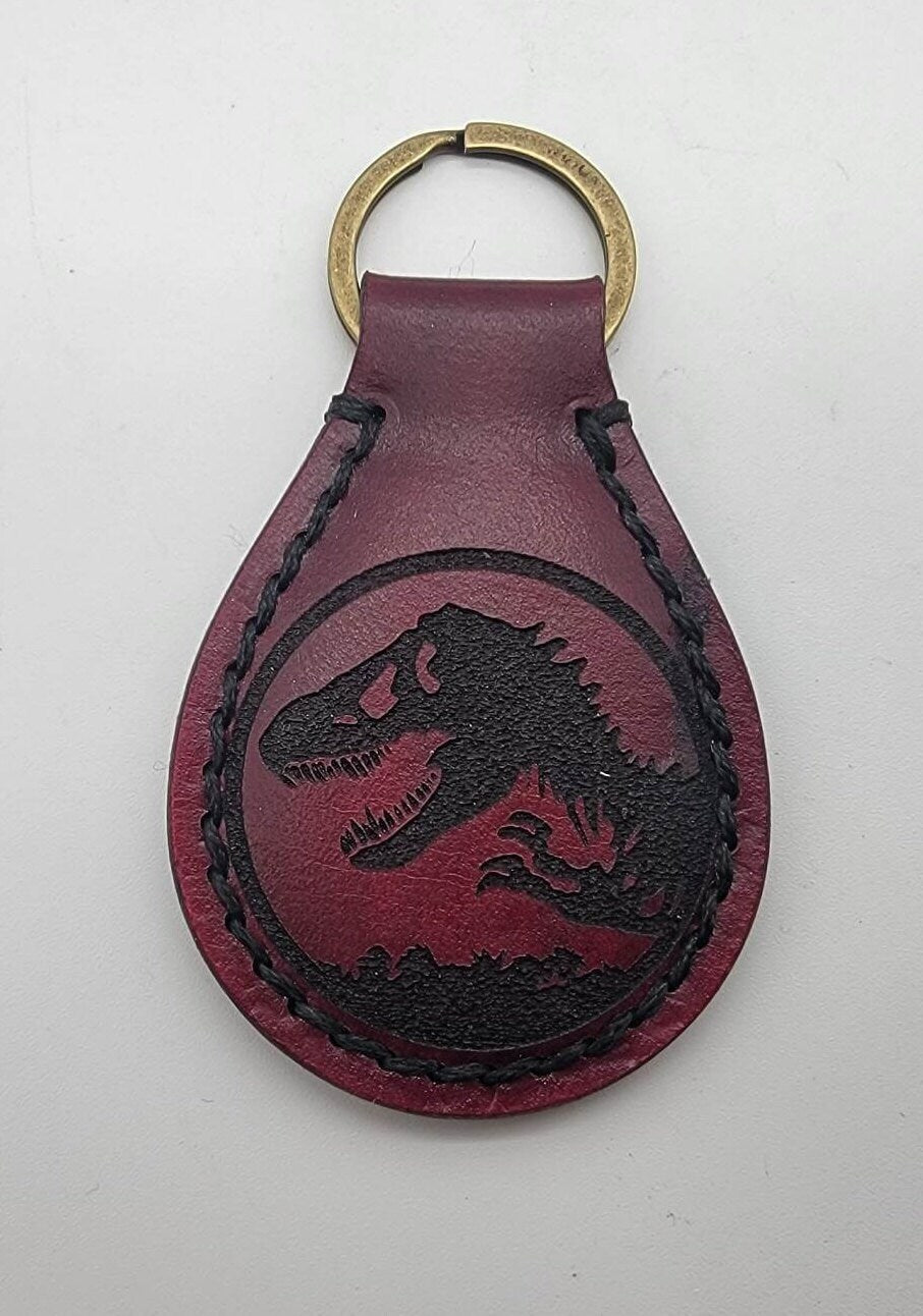 Jurassic Park Logo Keychain