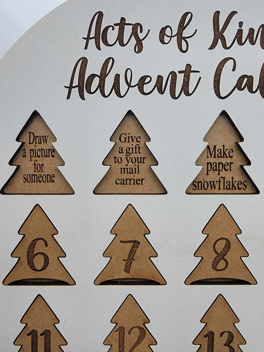 Advent Calendar, Random Act Of Kindness, December Countdown, Family gift