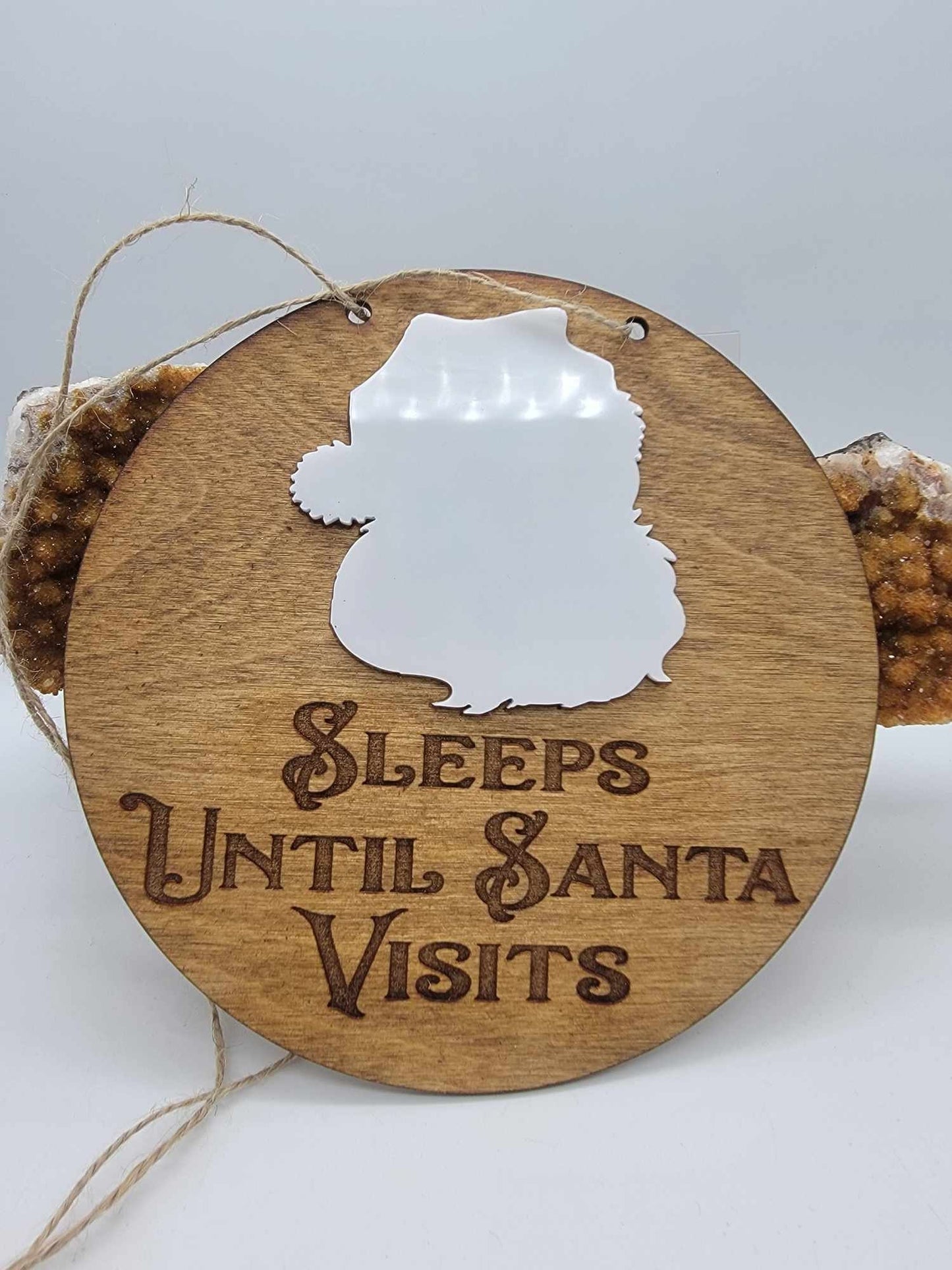 Countdown To Christmas, Sleeps Until Santa, Family Holiday Count Down